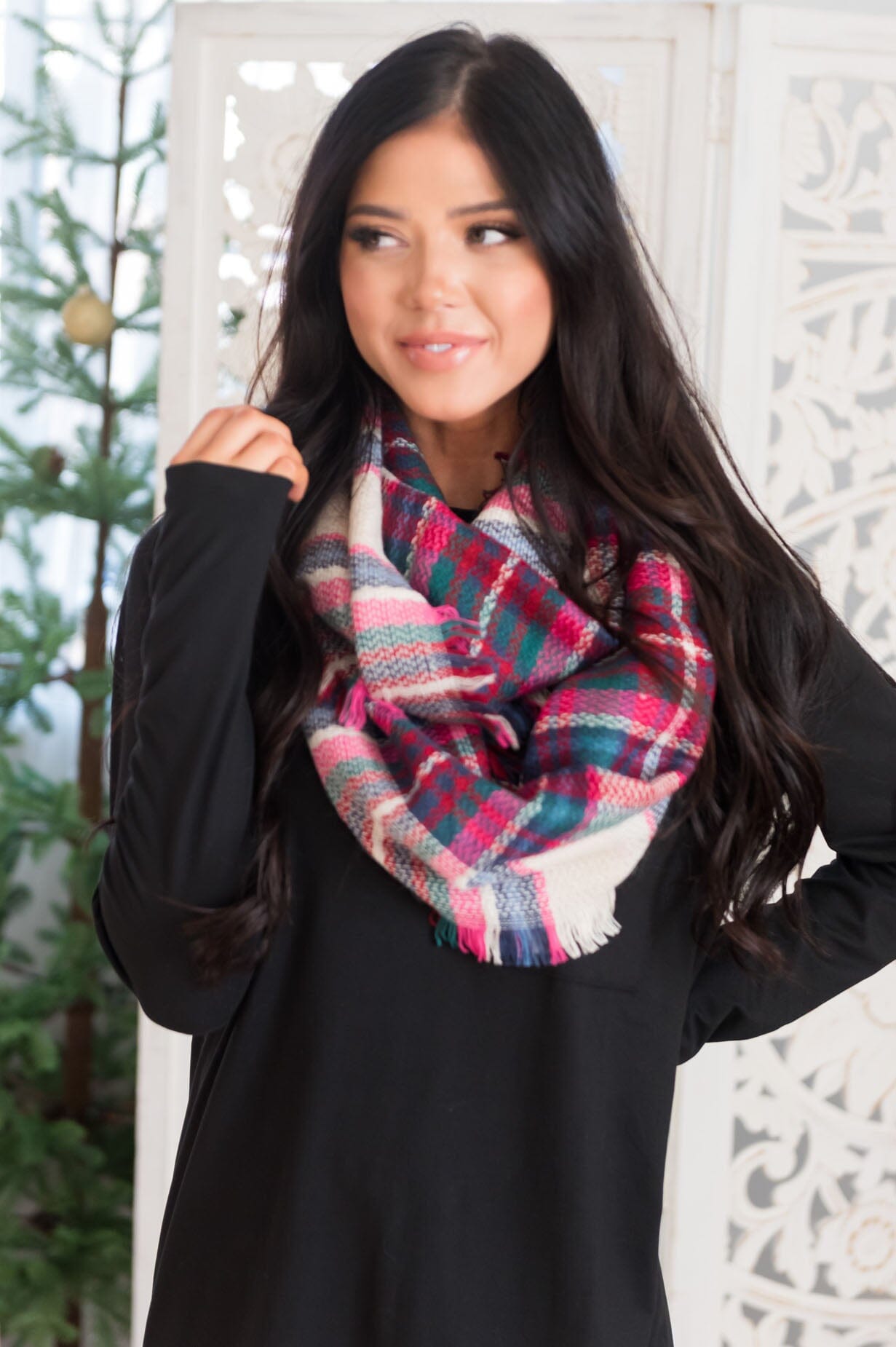 Christmas Caroling Woven Scarf