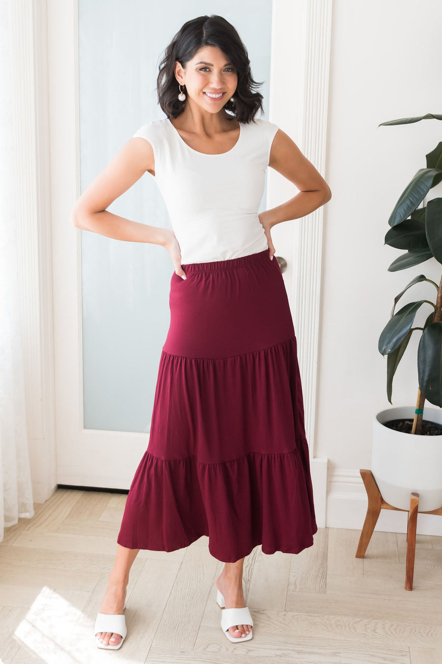 Autumn Delight Modest Maxi Skirt Skirts vendor-unknown 