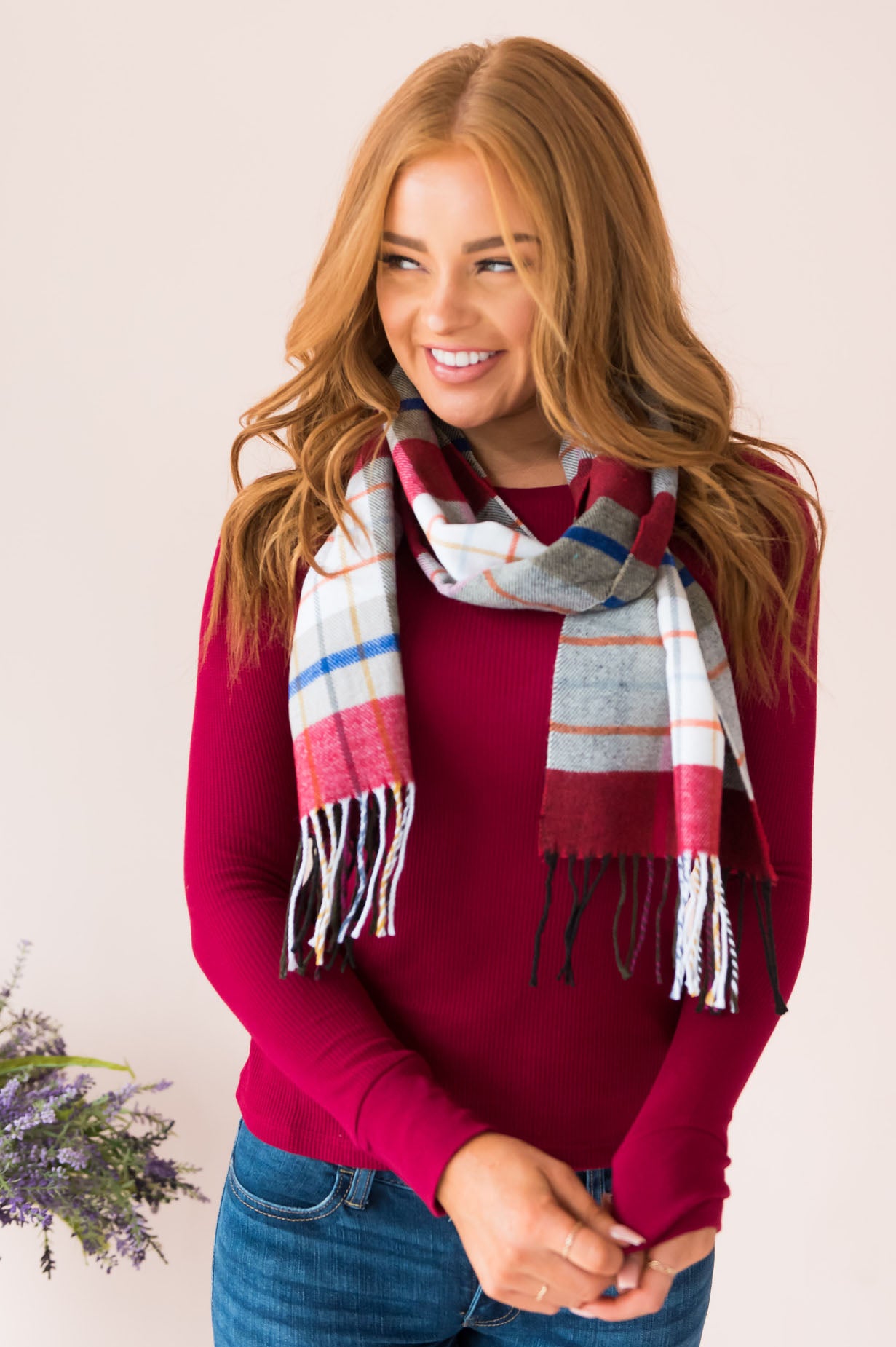 Cozy & Stylish Fringed Edge Scarf