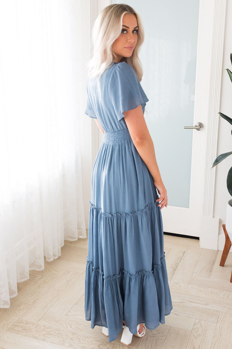 The Taylor Modest Maxi Dress - NeeSee's Dresses