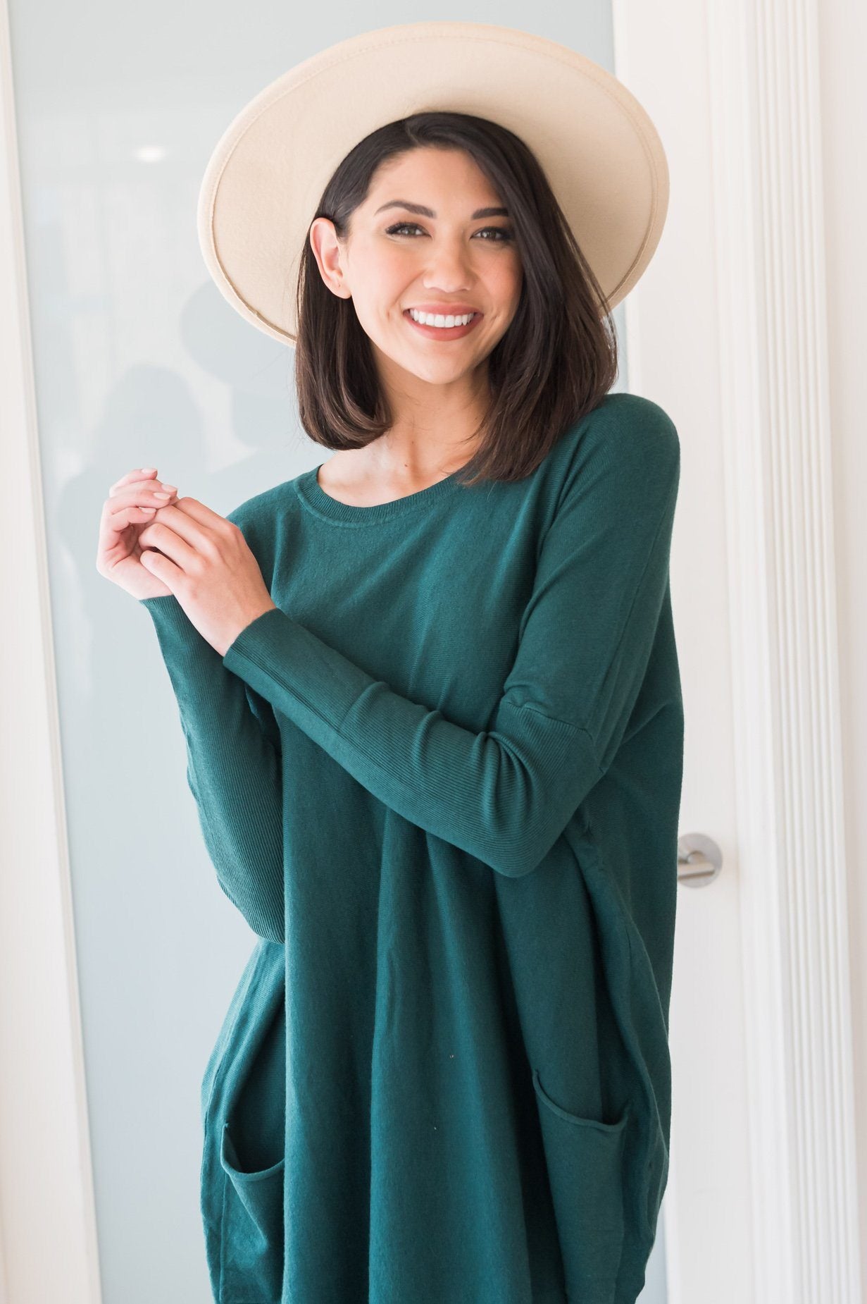 Casual Chic Modest Oversize Sweater