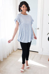 Nearly Perfect Modest Peplum Blouse thehairstudiobb 