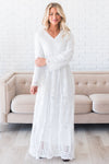 The White Modest Temple Dress Modest Dresses vendor-unknown 