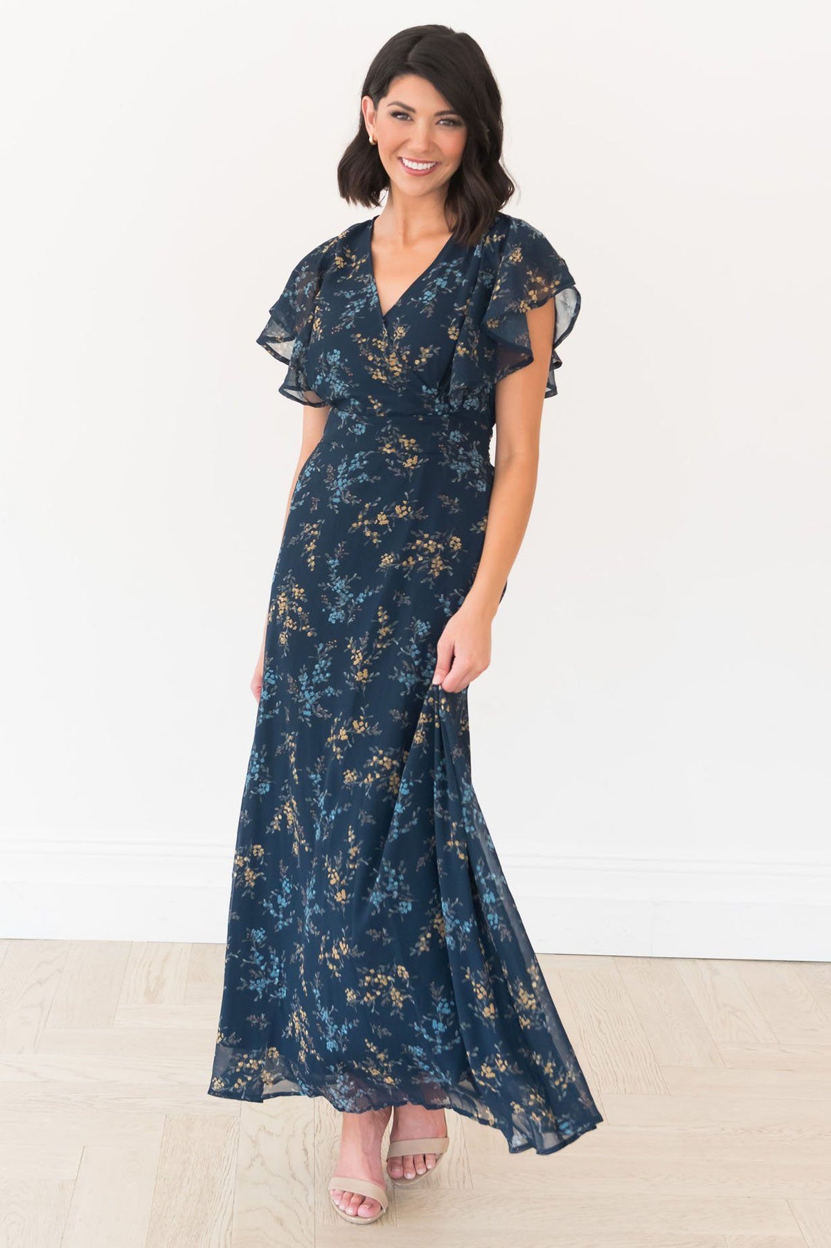 The Karlee Modest Maxi Dress - NeeSee's Dresses