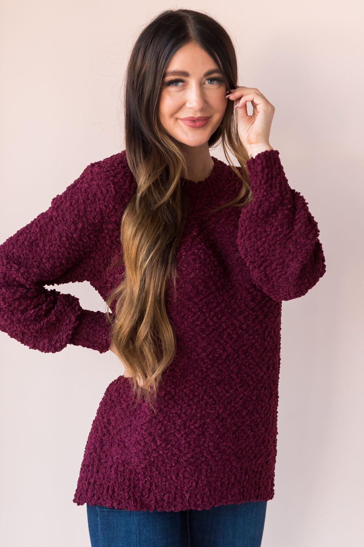 Afternoon Dreamer Modest Sweater