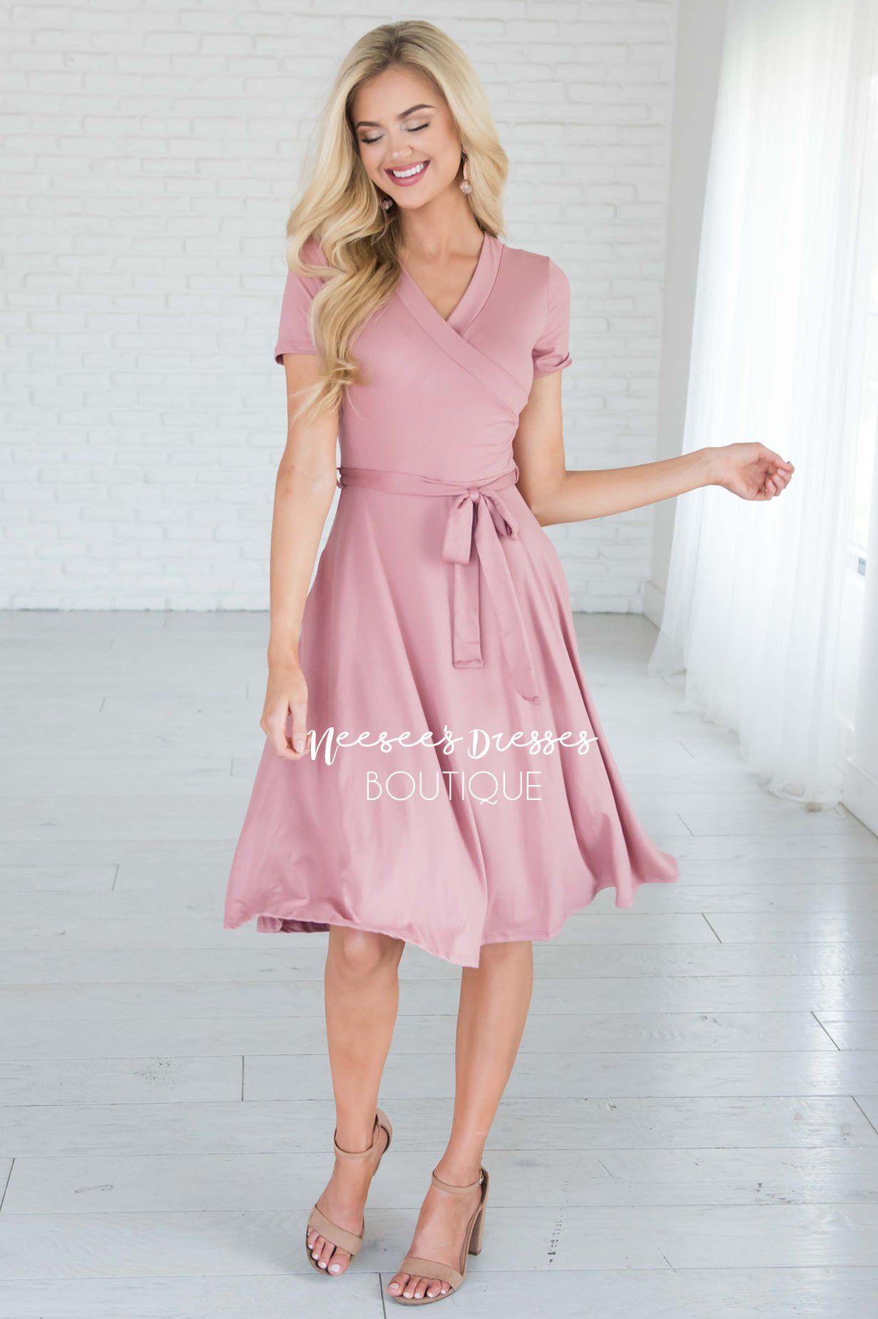 cocktail dress blush pink