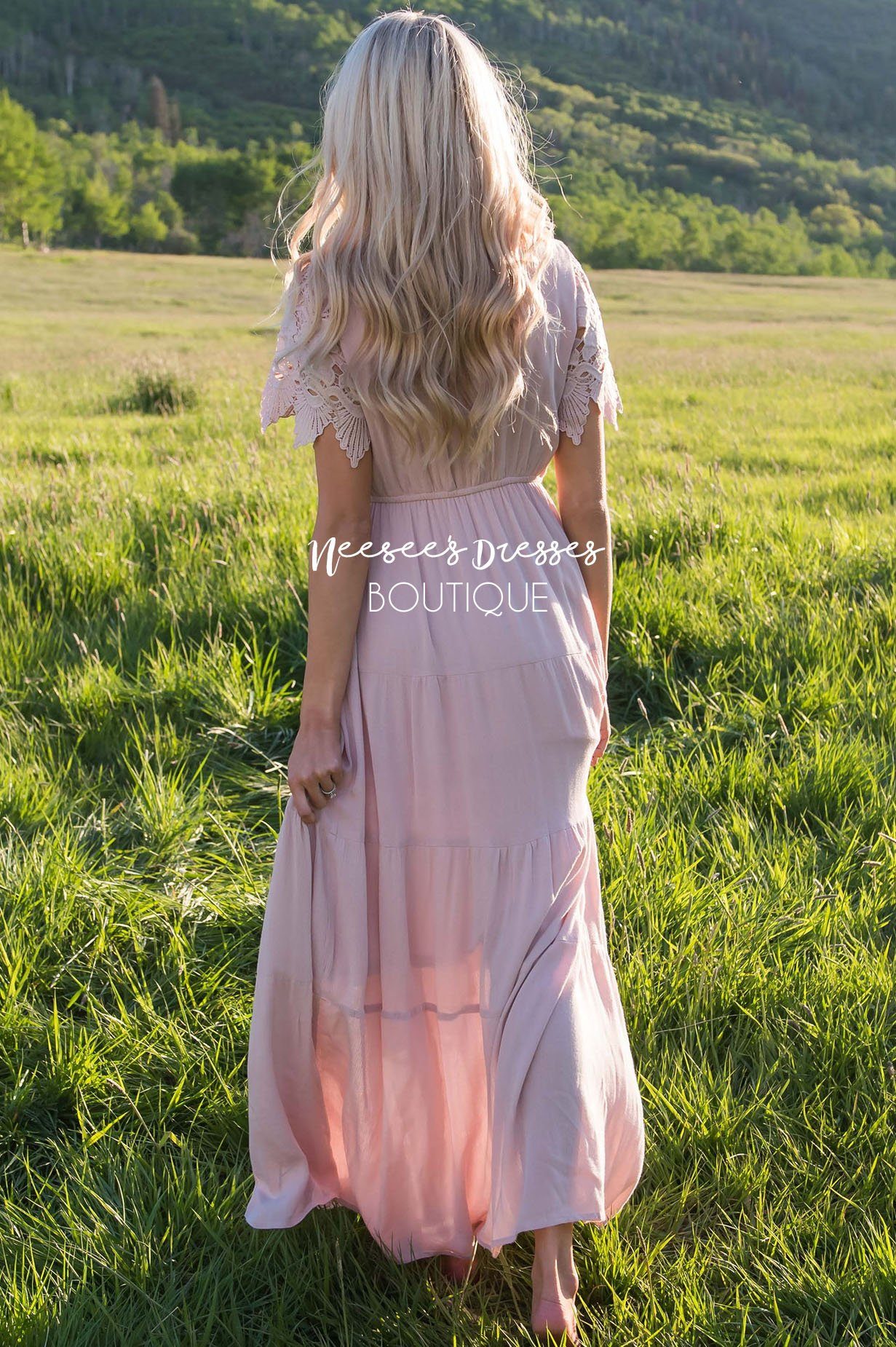 Blush Pink Modest Dress | Best and Affordable Modest Boutique | Cute ...