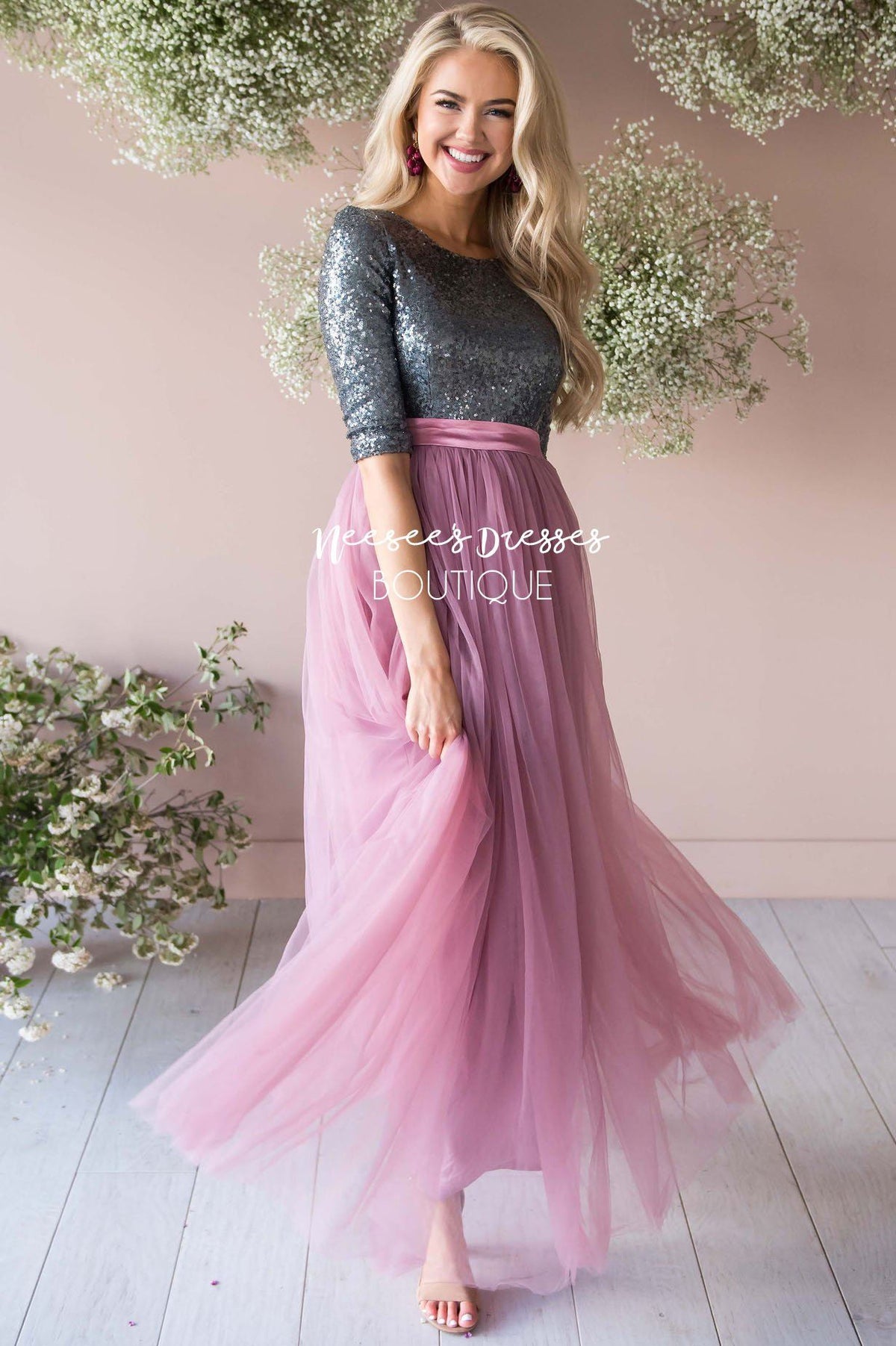 Prima Ballerina Full Length Gown | Beautiful Modest Bridesmaids Dress ...
