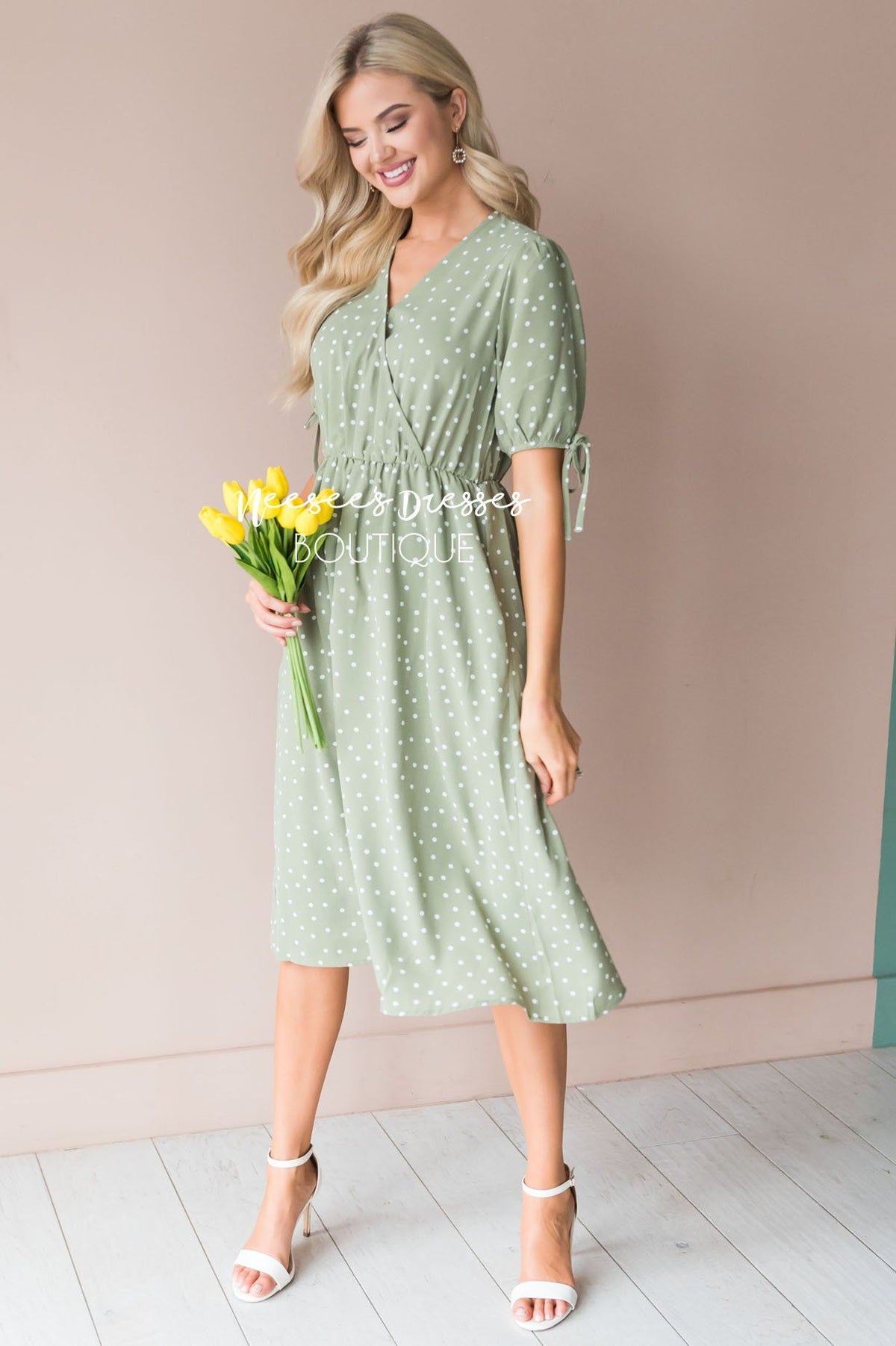 The Abena Modest Mid-Length Dress - NeeSee's Dresses