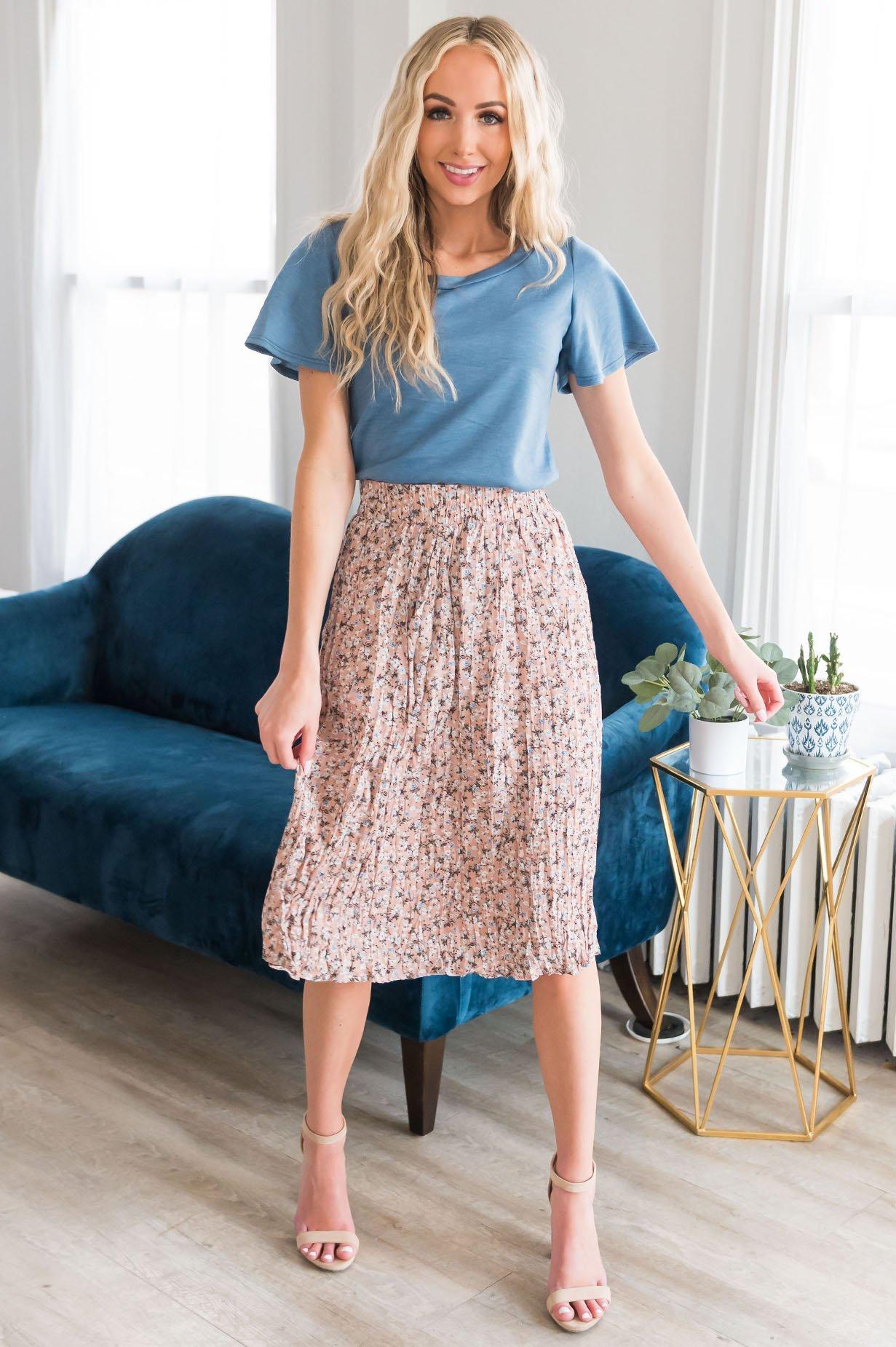 Always On Time Modest Skirt