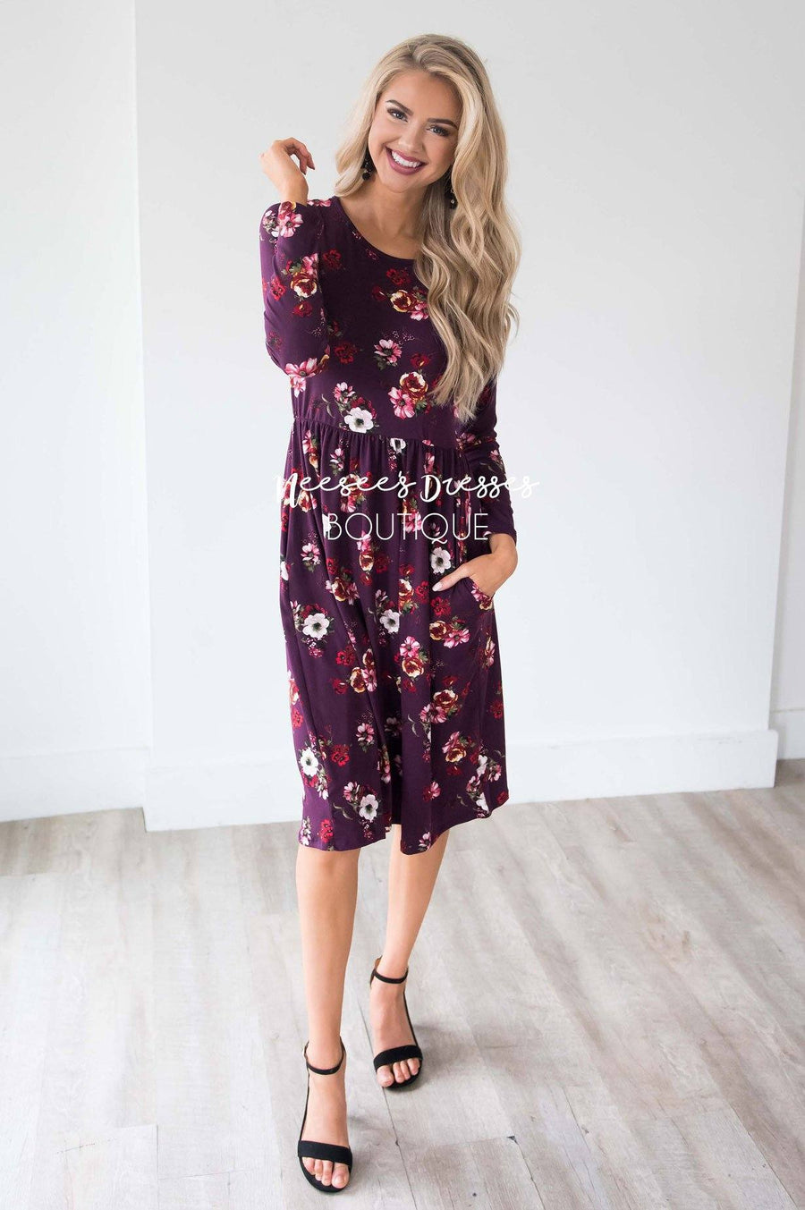 Long Sleeve & 3/4 Sleeve Dresses - Neesee's Dresses