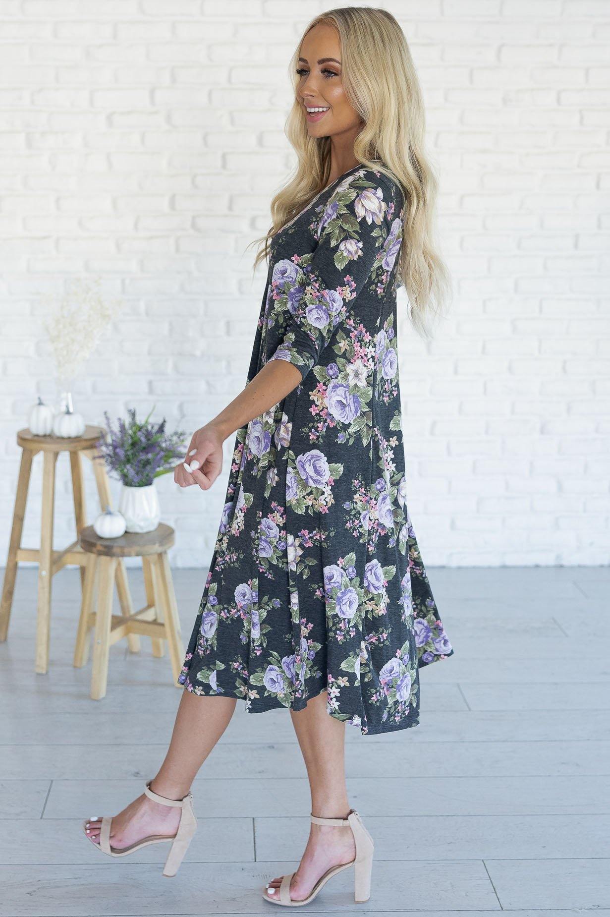 The Shannan Modest Swing dress - NeeSee's Dresses