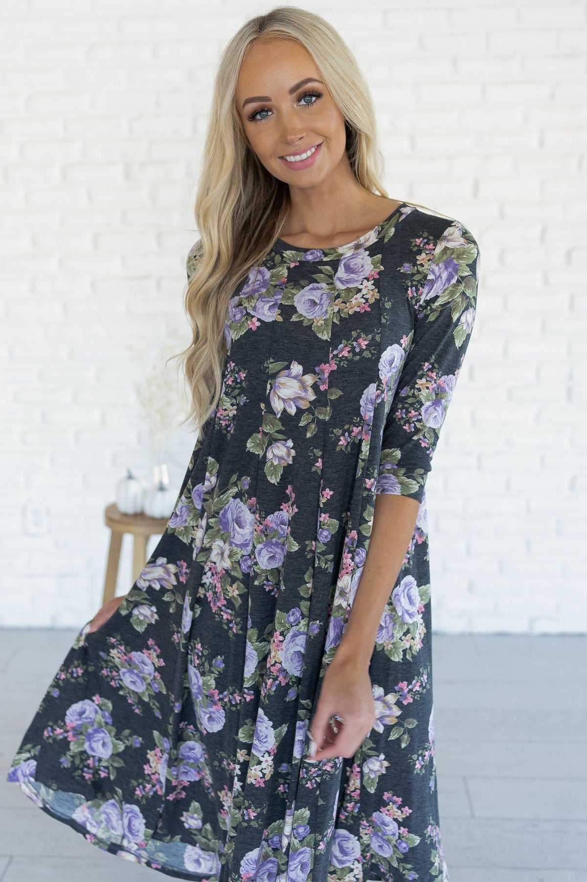 The Shannan Modest Swing dress - NeeSee's Dresses