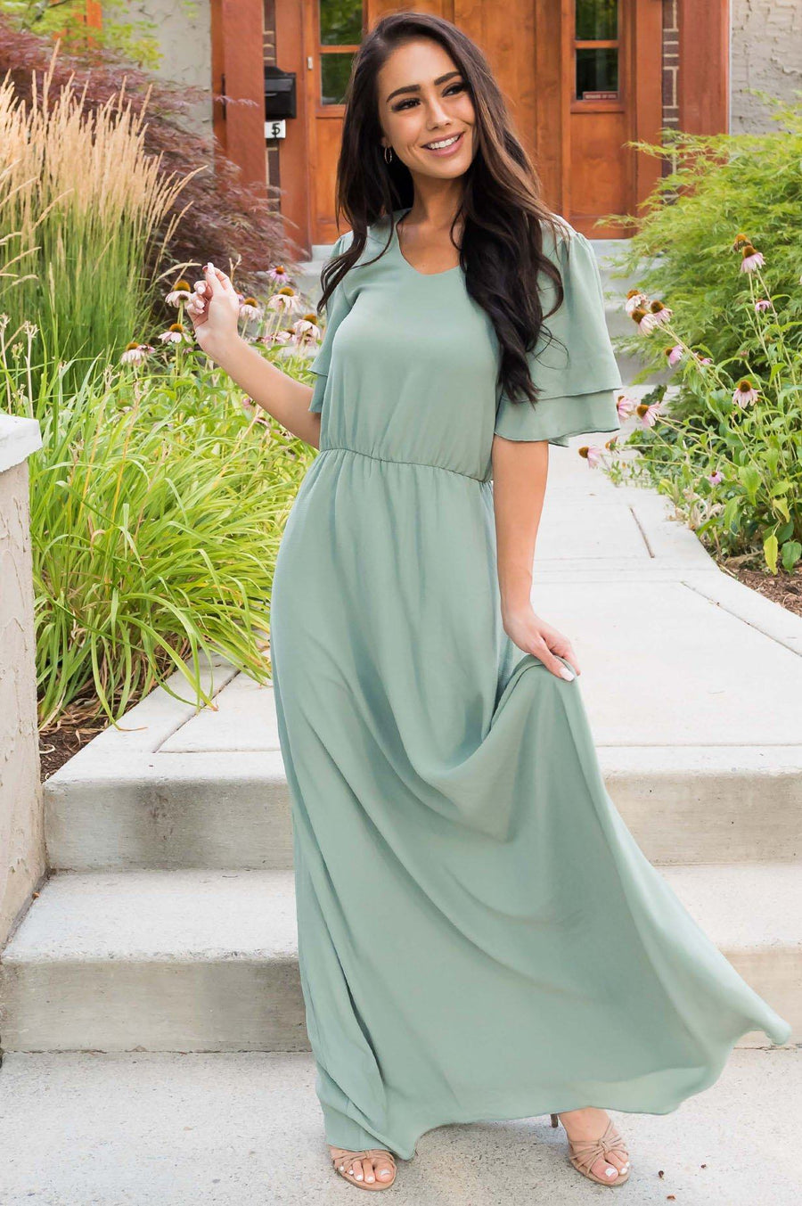 conservative maxi dress