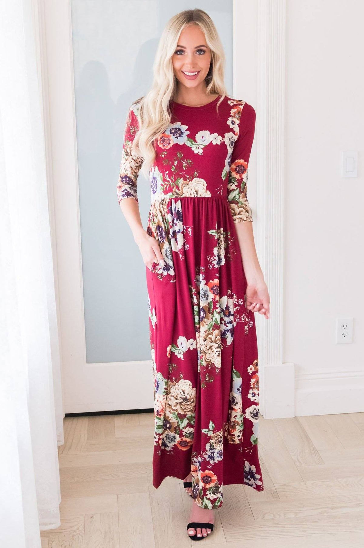 The Sindy Modest Maxi Dress - NeeSee's Dresses