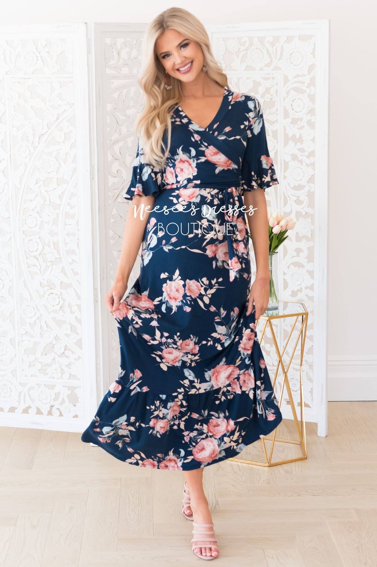 The Darbi Modest Maxi Dress - NeeSee's Dresses