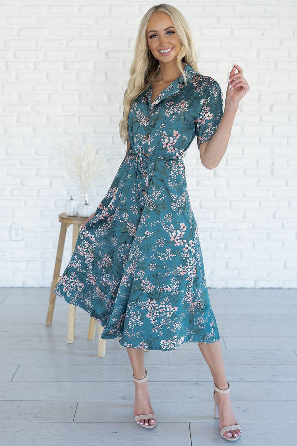 The Nika Modest Mid-Length dress - NeeSee's Dresses