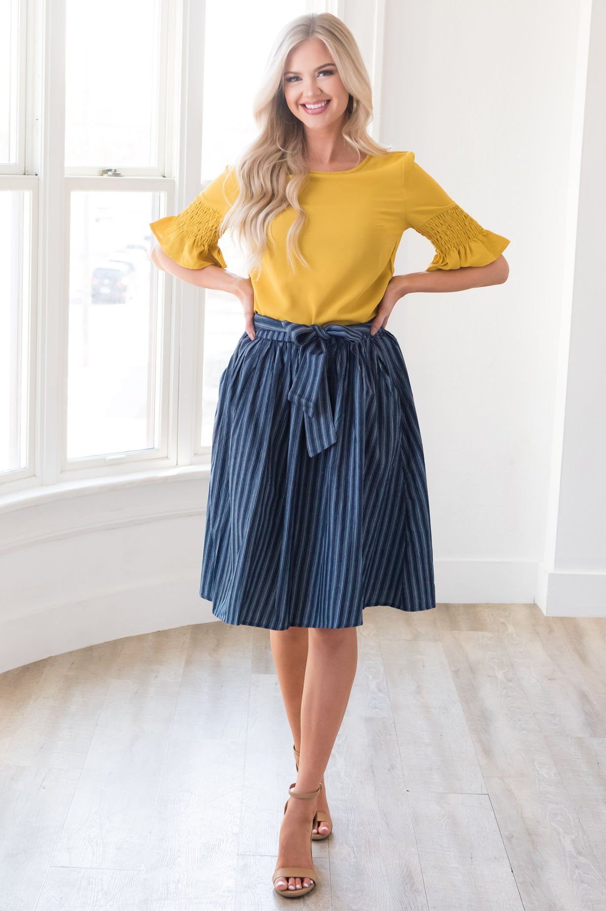 Be Humble Tie Waist Skirt