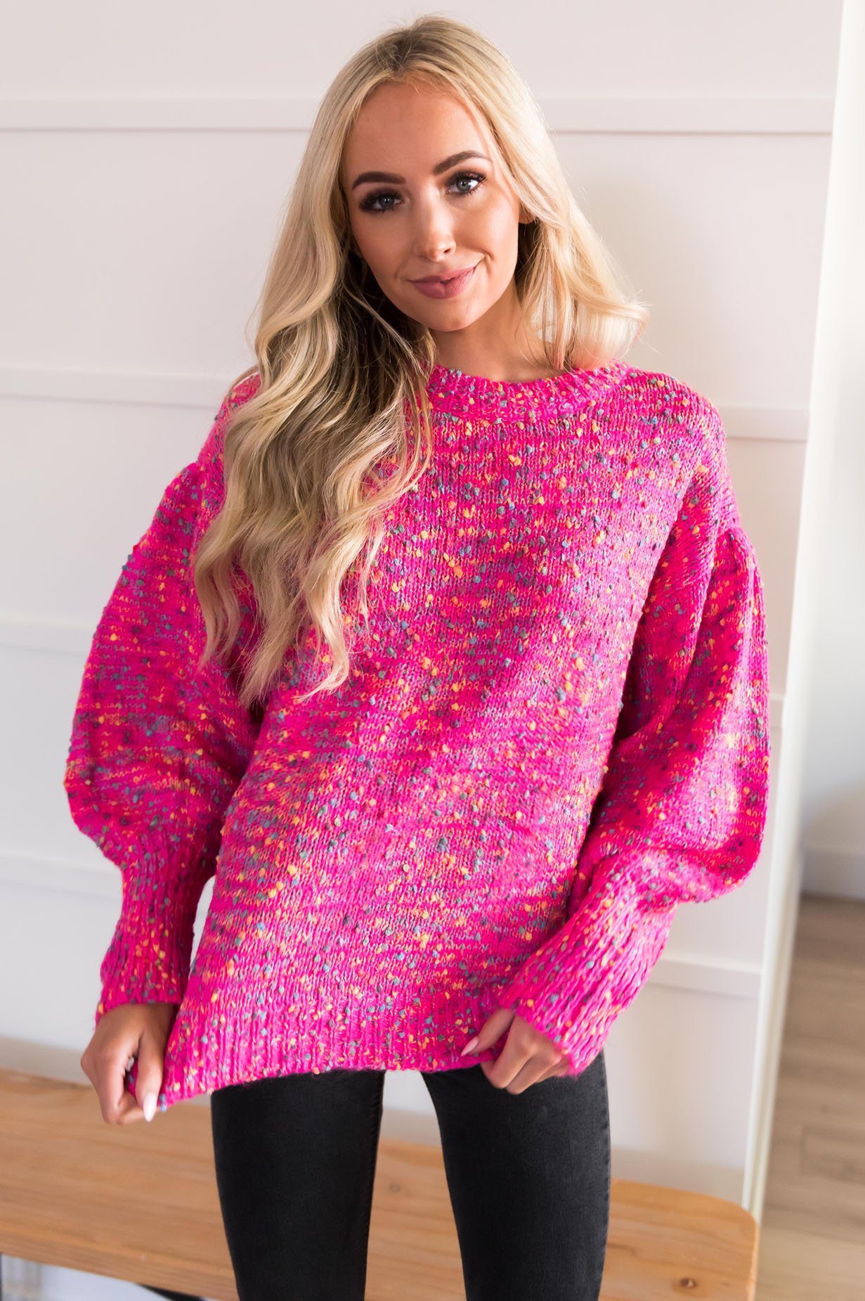 Colorful Outlook Modest Sweater