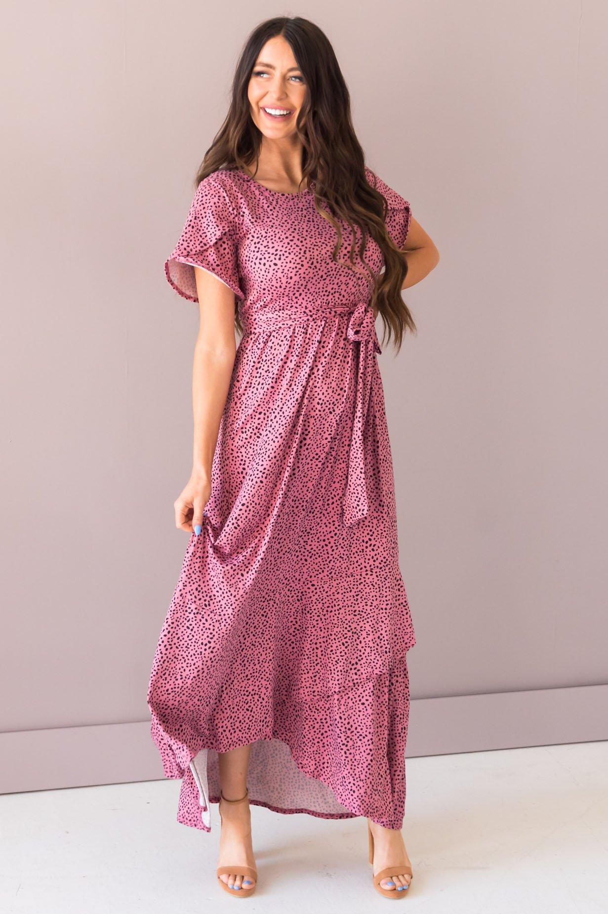 The Joanie Modest Maxi Dress - NeeSee's Dresses