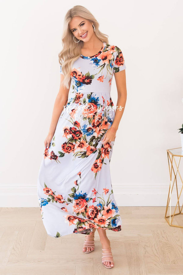 The Heidi Modest Maxi Dress - NeeSee's Dresses