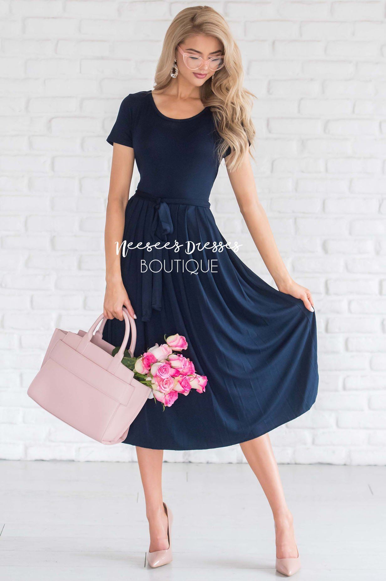 light blue ruched dress