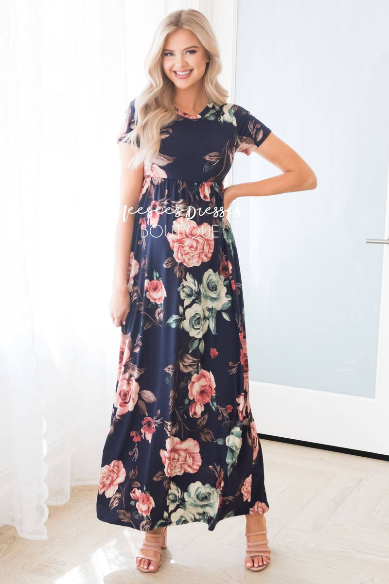 The Catlin Modest Maxi Dress - NeeSee's Dresses