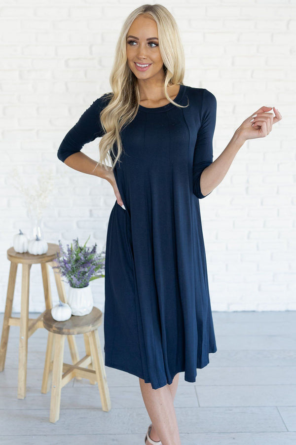 The Shannan Modest Swing dress - NeeSee's Dresses