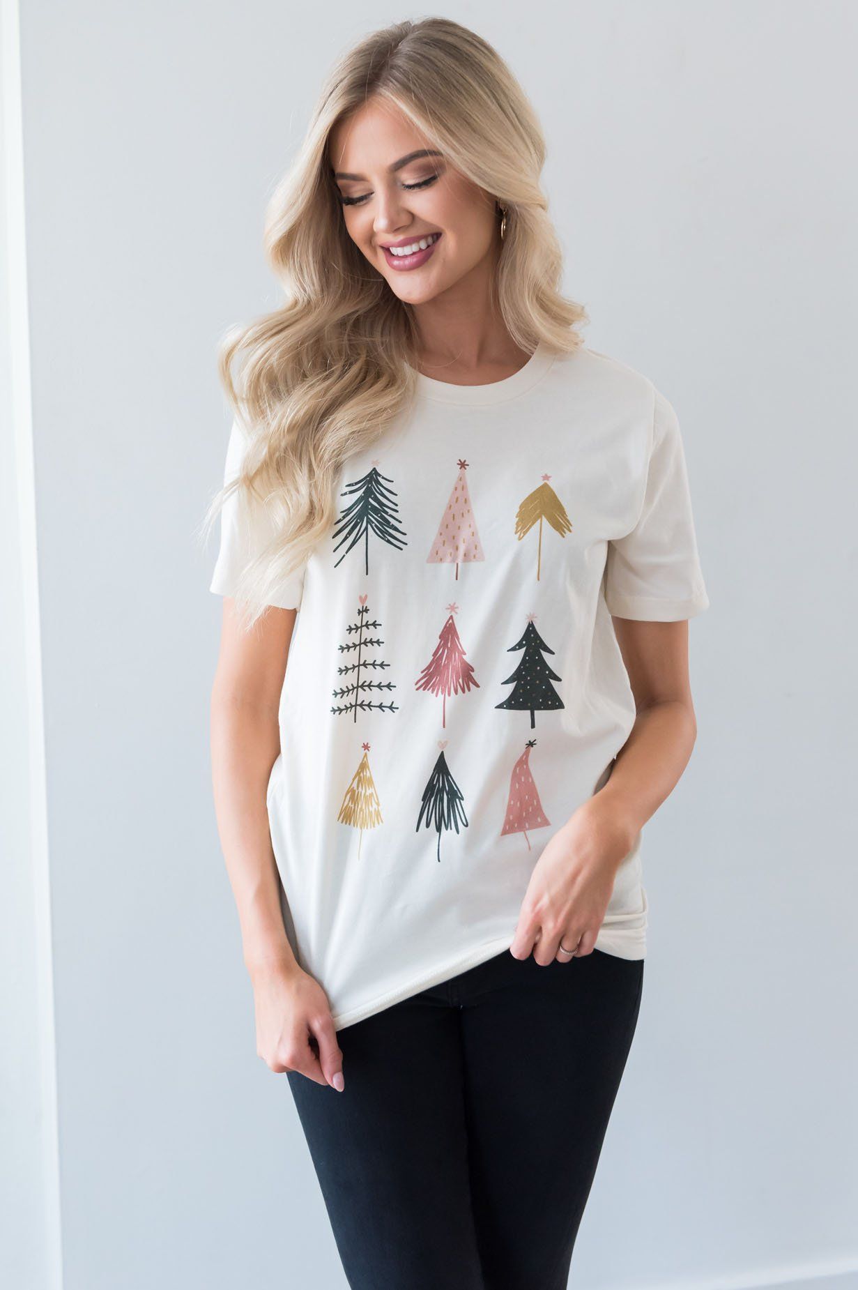 Christmas Trees Modest Tee