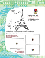 Kids travel guide - Paris sample page