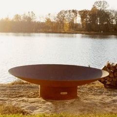 Asia 60" Fire Pit by Fire Pit Art