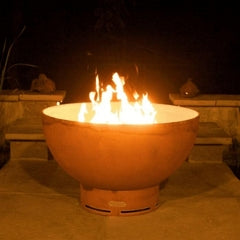 Crater 36" Fire Pit by Fire Pit Art with Fire Inside