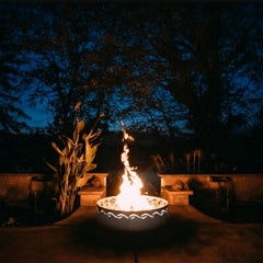 Fire Surfer Stainless Steel Fire Pit by Fire Pit Art with Big Fire