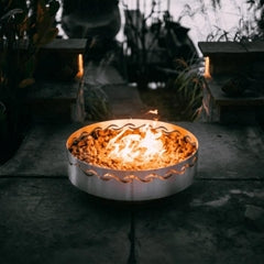 Fire Surfer Stainless Steel Fire Pit by Fire Pit Art