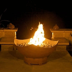 Manta Ray 36" Steel Fire Pit by Fire Pit Art