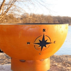 Navigator 36" Steel Fire Pit by Fire Pit Art