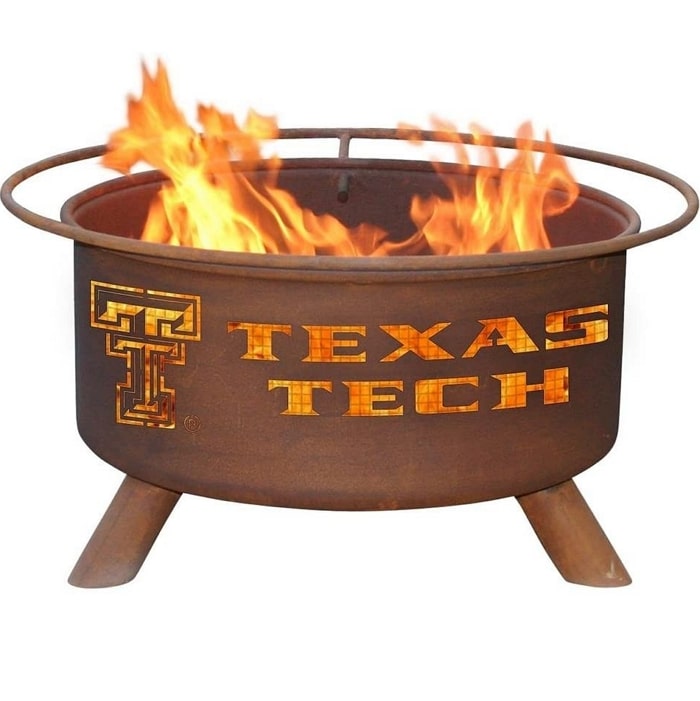 Texas Tech Steel Fire Pit by Patina Products