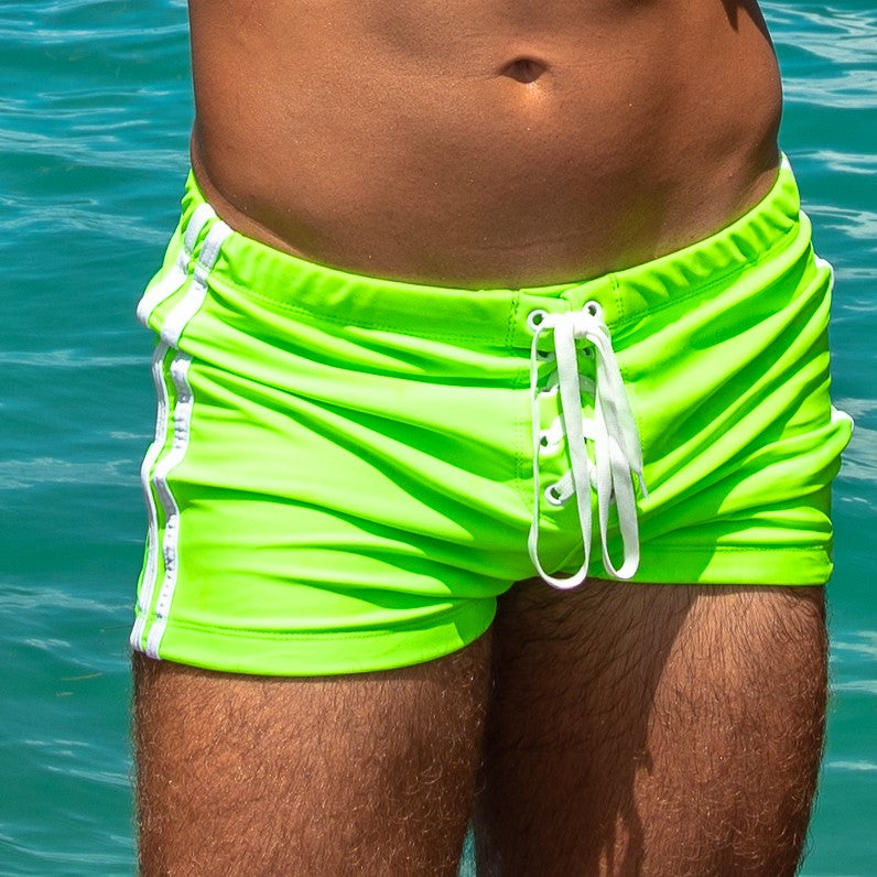 Men's Square-Cut Swim Trunks, Swimming Shorts