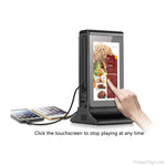 PowerSign FYD-835E WiFi Table Advertising Dual LCD Player / Restaurant Menu/ Charging Station FYD835E