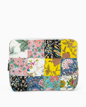 13 inch Laptop Sleeve - Block Printed Patchwork - Singhvis
