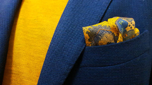 wool pocket square