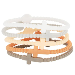 Silicon Cross Bracelets - Studio Too Boutique