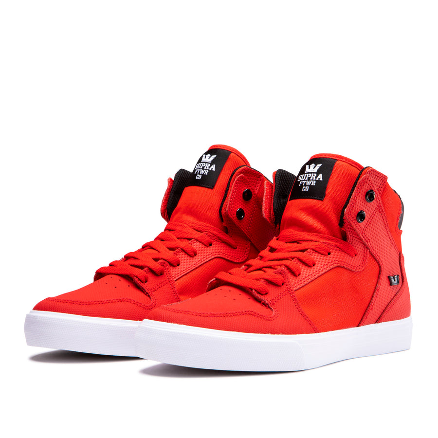 supra red high top sneakers