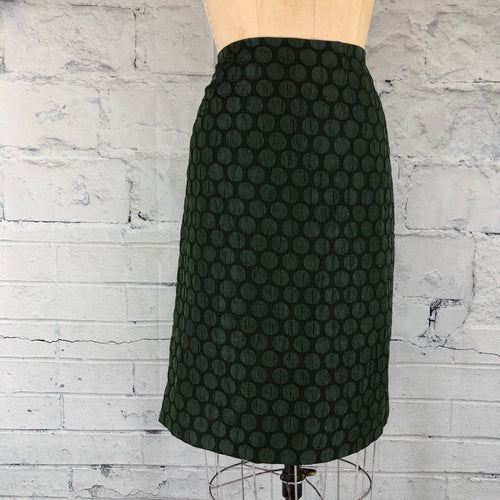 Anthropologie Maeve Goban Moss Green Pencil Skirt - Weathered Hanger