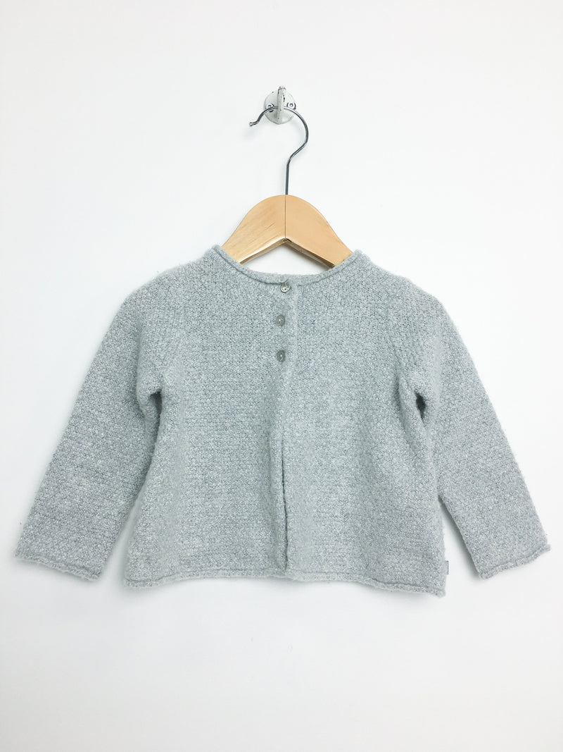 grey sparkly cardigan