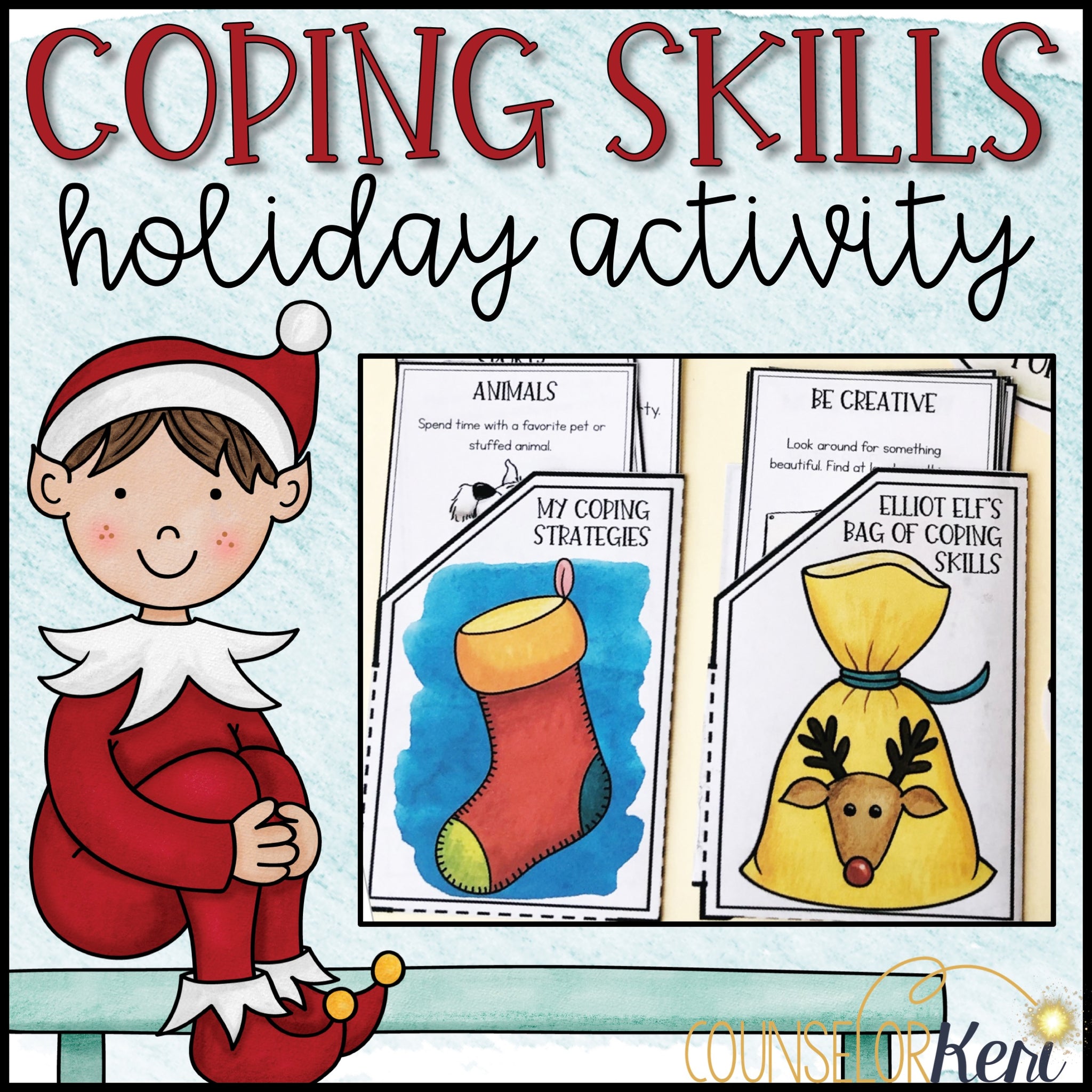 Holiday Coping Skills Activity: Coping Skills Craft For Christmas – Counselor Keri