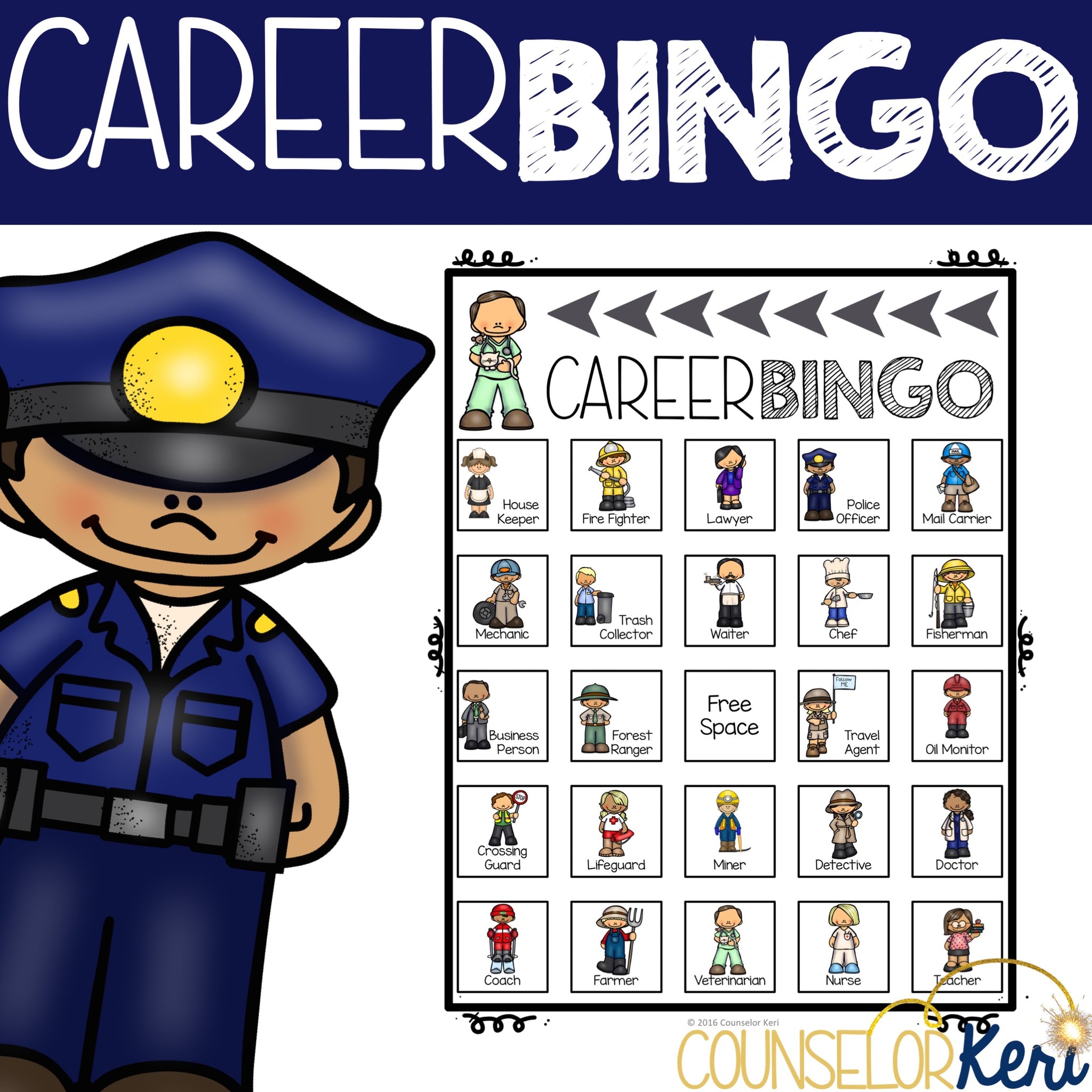 career-bingo-career-game-for-elementary-career-education-career-expl