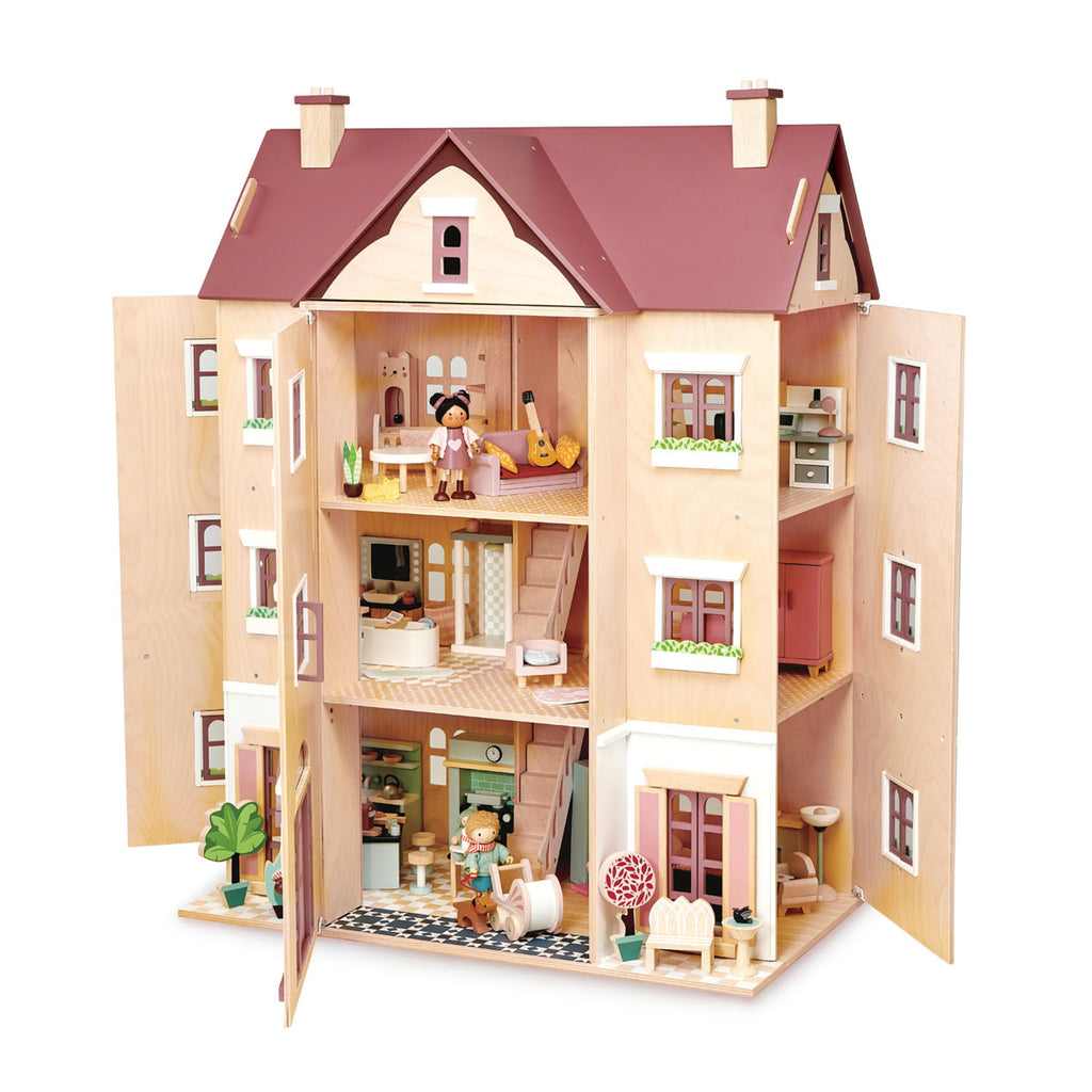 Fantail House - a doll's house with stairs