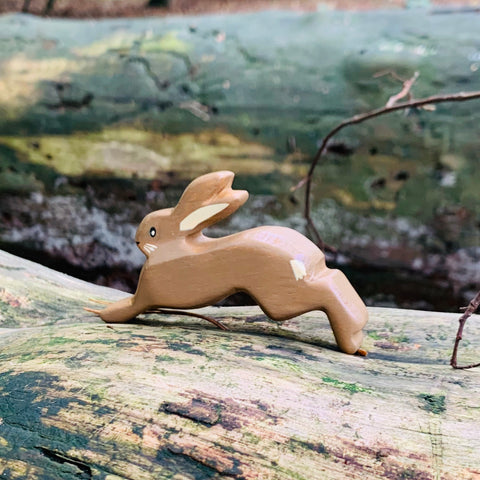 wooden toy hare rabbit