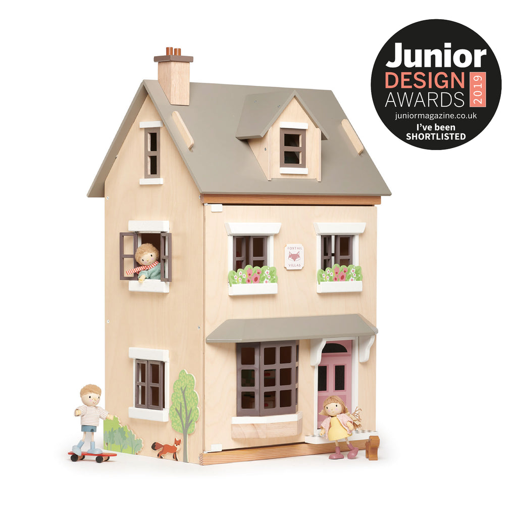 wooden childs dolls house